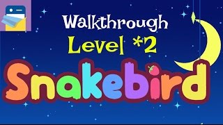 Snakebird Level 2 Star 2 Walkthrough amp iOS iPhone 6S Gameplay by Noumenon Games [upl. by Westerfield]