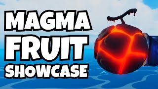 Magma Fruit V1 amp V2 Full Showcase King Legacy [upl. by Onida53]