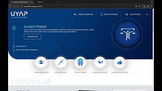 UYAP yeni arayüze nasıl giriş yapılır WİNDOWSMACOS [upl. by Aivilys]
