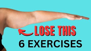 Flabby Arms 6 Triceps Exercises to Tone and Tighten Underarms Age 50 [upl. by Muire]