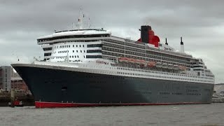 Cunard 175  Queen Mary 2 Liverpool  24515 [upl. by Enileme]