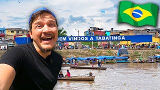 Así es la Frontra de BRASIL en el AMAZONAS  Tabatinga 🇧🇷 [upl. by Tremain]