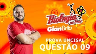 PROVA UNCISAL QUESTÃO 9  BIOLOGIA NA VEIA COM PROF GIAN BRITO [upl. by Puto]