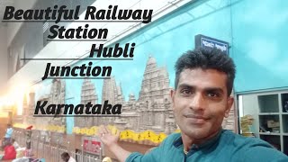 Indias Biggest n Beautiful Railway Station for Hubli Karnataka [upl. by Asirehc]