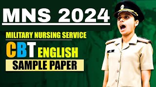 MNS CBT English Sample Paper 2024  Most Important MNS CBT English Questions  Best MNS Coachingmns [upl. by Zailer]