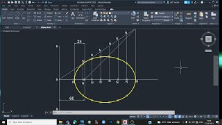 ellipse by general method  eccentricity method  in telugu [upl. by Eimmij]