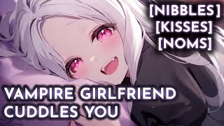 Vampire Girlfriend Cuddles You  asmr roleplay comfort whispering mouth sounds f4a [upl. by Bree396]