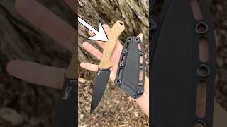 Compact Combat Knife with a “Reverse Palm Swell” [upl. by Darahs]