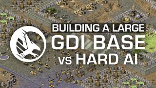 Command amp Conquer Tiberian Sun Firestorm  Building a Large GDI Base VS Hard Enemy [upl. by Kast]