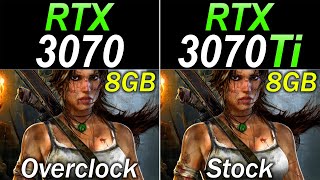 RTX 3070 Overclock Vs RTX 3070 Ti  1440p and 2160p Gaming Benchmarks  Ray Tracing Benchmarks [upl. by Mimi483]