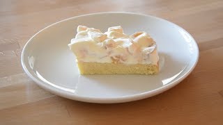 Fantakuchen mit Pfirsichschmand auf dem Blech  Thermomix®TM5® [upl. by Oijile]