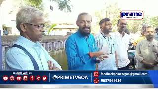 Hindu organisation gather at Bicholim PS over Veligkar arrest [upl. by Airdnala32]