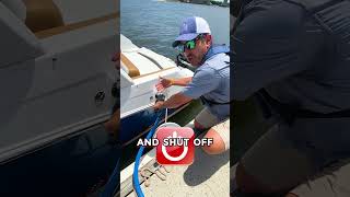 Quick Simple Tips for Fueling Up at the Gas Dock Bridge Marina Boating Tips boat shorts [upl. by Esiuqram112]