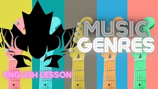 Names of Music Genres in English  ESL Vocabulary Lesson Guess the Music Genre Mini Quiz [upl. by Morissa]