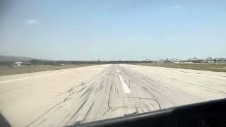 iranair Fokker F100 taxi and takeoff from runway 13L of mashhad airport of iranOIMMMHD [upl. by Manlove]