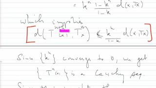 Banach Contraction Principle [upl. by Charbonneau]