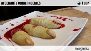 Afgehakte vingerkoekjes maken  Halloween [upl. by Sadoc]