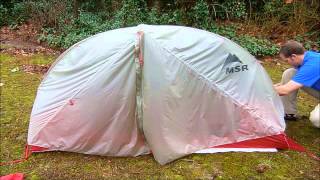 MSR FREELITE 1 REVIEW in depth look at the new Spring 2016 tent [upl. by Halludba985]