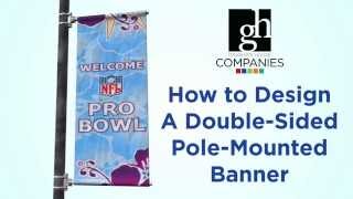 How to Design a DoubleSided Street Pole Banner for Print [upl. by Wohlen235]