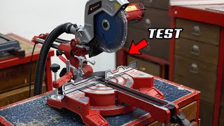 Einhell TSSM 216 Dual Sliding Mitre Saw  TEST [upl. by Valma248]