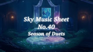 【𝐒𝐤𝐲 𝐂𝐨𝐭𝐋】 Season of Duets Sheet No40 Ensemble  Grand Piano amp Cello  Sky Music Cover [upl. by Howlan]