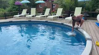 The BEST way to clean your pool Poolmate Robot Pool Cleanerpoolcleaner pooltechnology [upl. by Lothaire]