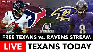 Texans vs Ravens Live Streaming Scoreboard PlayByPlay Highlights NFL Playoffs 2024 On ESPNABC [upl. by Neom]