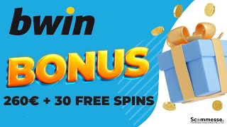 Bonus BWIN registrazione e primo deposito scommesse scommessesportive bwin [upl. by Ayala9]