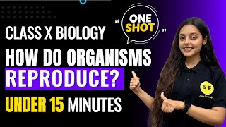 How Do Organisms Reproduce One Shot Under 15 Min Biology  Class 10th Science with Sonam Maam [upl. by Loralie378]