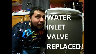 GE DISHWASHER NOT FILLING  WATER INLET VALVE REPLACEMENT  LETS FIX IT [upl. by Beitch]