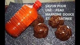 TUTTO TRES FACILE  COMMENT FAIRE UN SAVON BIO POUR TEINT MARRONUNE PEAU DOUCE ET SATINEE [upl. by Ycnan254]