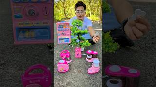 Satisfying With Unboxing Review Toys mini Kitchen Toy set Unboxing Coffee Machine Blender Mixer [upl. by Nae]