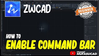 How To Enable Command Bar In ZWCAD [upl. by Ileyan]