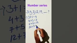 Number series reasoning tricksnumber seriesReasoning special viralvideo trending shortsfeed [upl. by Canfield371]