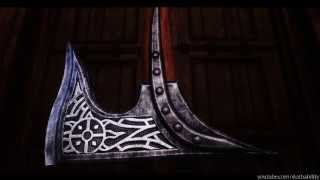 EcthelionOtW Dawnguard Weapons  Skyrim Mod [upl. by Nosnibor838]