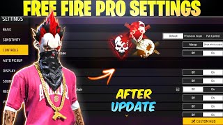 Free Fire Control Settings  Free Fire Pro Settings 2024  Player 07 [upl. by Hajan]