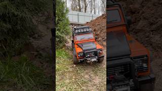 Defender 110🍁 rctrophy trophy offroad rccar rc rcmodel rchobby traxxas axial 4x4 rctruck [upl. by Anirda]