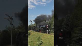 🇨🇿 🇸🇰 Parní lokomotivy 5550153 5553008 train vlak lokomotiva vlaky railway history steam [upl. by Aneehsar]