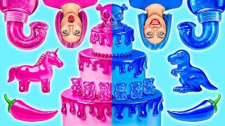 Cake Decorating Challenge  Food Battle by Multi DO Smile [upl. by Willetta]