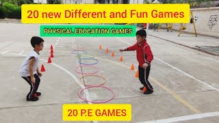 20 new different and Fun games  20 Pe games  physical education games  20 educaçãofisica [upl. by Parent]