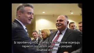 Porez na nekretnine Ovako je govorio HDZ [upl. by Anomis563]