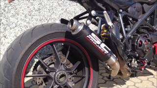 Ducati Streetfighter 848  1098 SCProject GP M2 Exhaust [upl. by Siskind681]