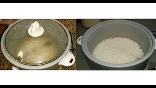 How to cook rice in a Rice Cooker  Cooking Rice In An Electric Rice Cooker [upl. by Arracot847]