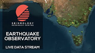 Live seismic data from southeast Australia [upl. by Katzman]