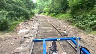 Rail Bike on Stewartstown RR Rd [upl. by Ruella]