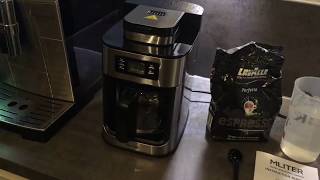 Kaffeemaschine mit Mahlwerk und Timer MLITER [upl. by Streeter]