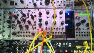 Intellijel RUBICON modulated by Mutable Instruments TIDES thru zero FM [upl. by Airekahs]