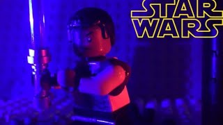 Lego Star Wars Finn vs Kylo ren stop Motion [upl. by Aneelas308]