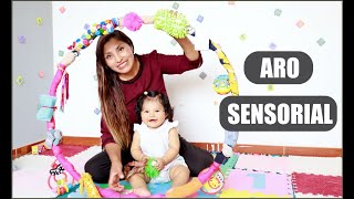 Aro Sensorial  Como hacer un hula hula sensorial para bebes  estimulación temprana [upl. by Sarita]