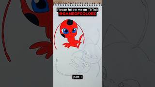 Miraculous LadyBug amp Cat Noir Kwamis  Tikki  Plagg shorts miraculous miraculousladybug [upl. by Ruder]